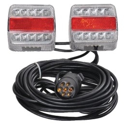 Set iluminare LED 12V magnetic, cablu 12m