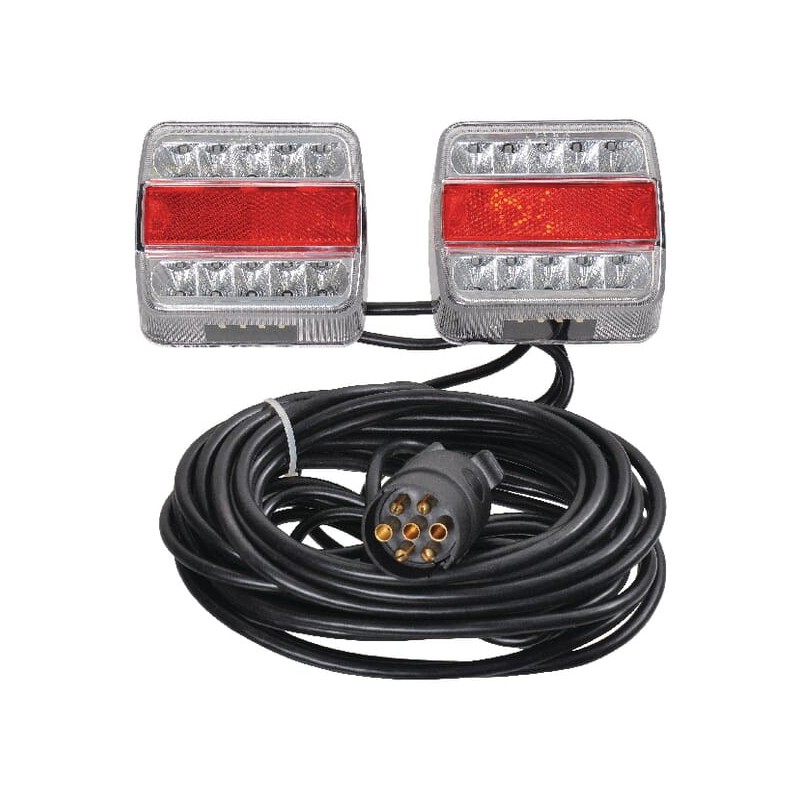 Set iluminare LED 12V magnetic, cablu 12m