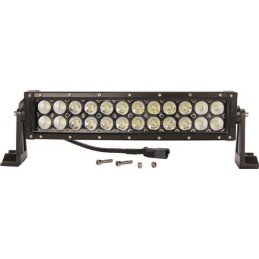 Bară lumini de lucru LED 72W 6120lm dreptunghiulară 12/24V albă 351,6x79,5mm mufă Deutsch combo curbată 24 LED-uri Kramp
