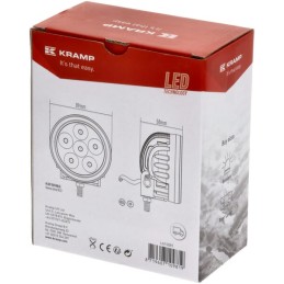 Lampă de lucru LED 18W 1440lm rotundă 10/30V albă diametru 89mm 6 LED-uri Gopart