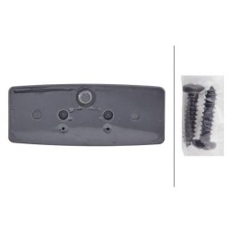 Lampă spate dreapta dreptunghiulară 12/24V roșu/portocaliu cu șurub 158x51x64mm Hella