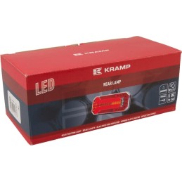 Lampă spate multifuncțională LED dreptunghiulară 12-24V 236x104x61,5mm Kramp