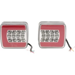 Lampă spate LED, dreptunghiulară, 12/24V, 98,8x106,5x35mm, gopart