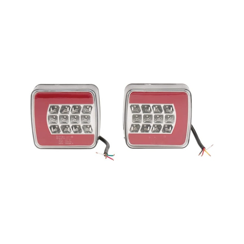 Lampă spate LED, dreptunghiulară, 12/24V, 98,8x106,5x35mm, gopart