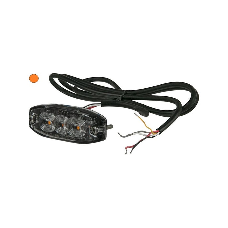 Lamp? de avertizare intermitent? galben? 3 LED-uri
