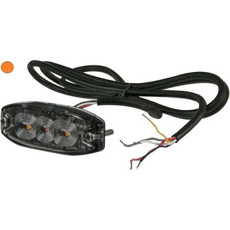 Lamp? de avertizare intermitent? galben? 3 LED-uri