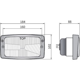Unitate lampă frontală H4