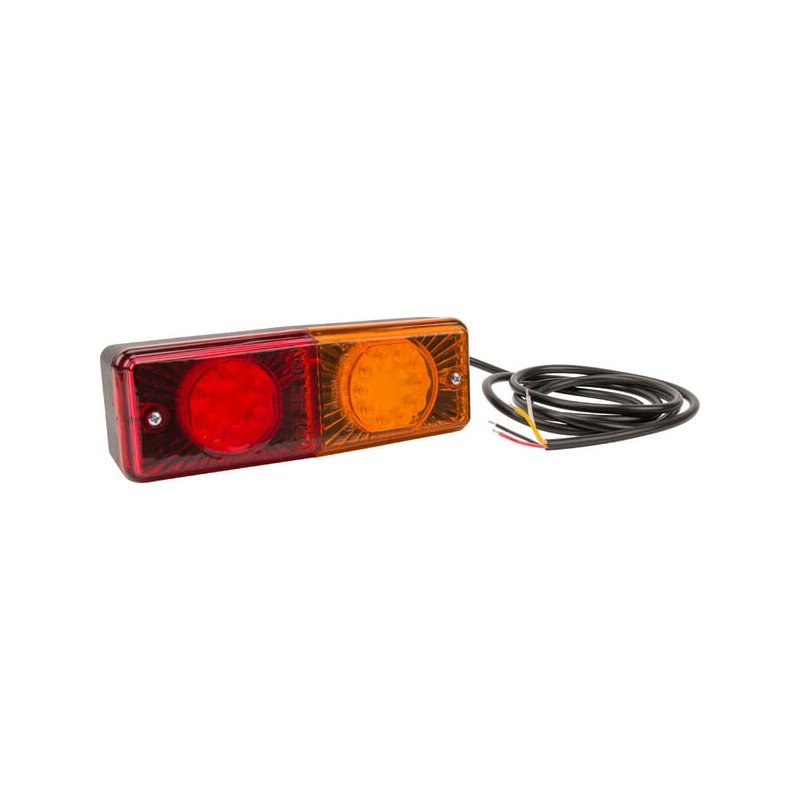 Lampă spate multifuncțională LED dreptunghiulară 12-24V 200x70x60mm Kramp