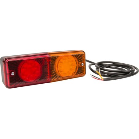 Lampă spate multifuncțională LED dreptunghiulară 12-24V 200x70x60mm Kramp