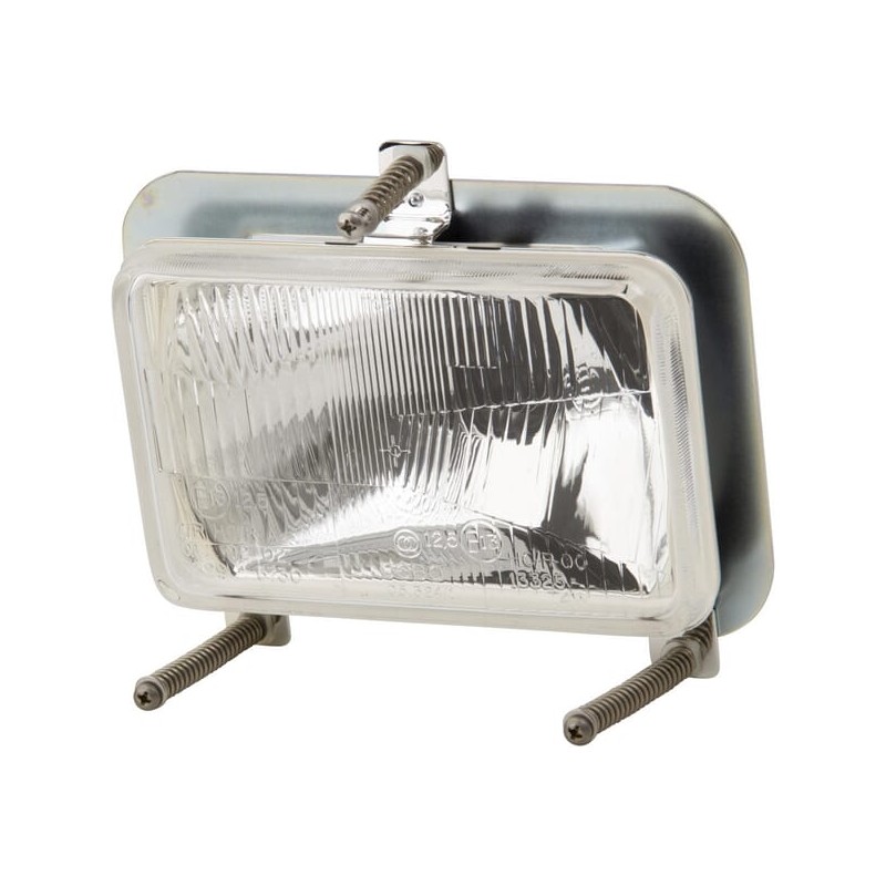 Inserție far cu halogen, dreptunghiular, transparent, 167x74x74mm, Cobo