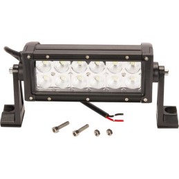 Bară lumini de lucru LED 36W 3060lm dreptunghiulară 12/24V albă 198,6x79,5mm cablu flood 12 LED-uri Kramp