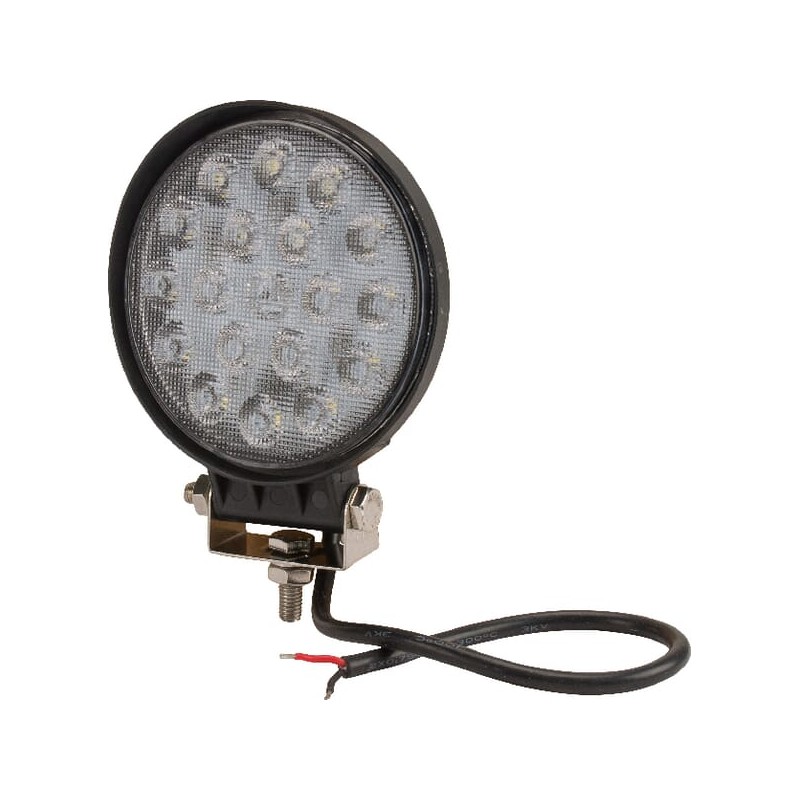 Lampă de lucru LED 36W 2850lm rotundă 10/30V diametru 113,9mm tip flood 18 LED-uri Kramp