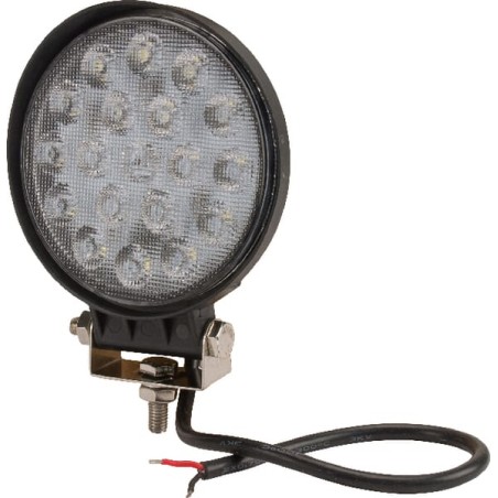 Lampă de lucru LED 36W 2850lm rotundă 10/30V diametru 113,9mm tip flood 18 LED-uri Kramp