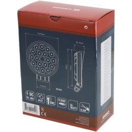 Lampă de lucru LED 36W 2850lm rotundă 10/30V diametru 113,9mm tip flood 18 LED-uri Kramp