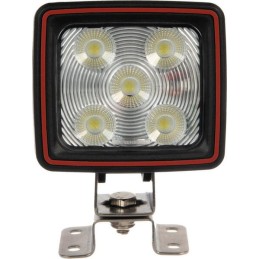Lampă de lucru LED 60W 5600lm pătrată 10/30V albă 108x80x97mm mufă Deutsch flood - fascicul larg 20 LED-uri Kramp
