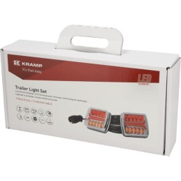 Set lămpi LED spate 12-24V montabile cablu 7,5m Kramp