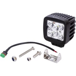 Lampă de lucru LED 42W 3780lm pătrată 10/30V 100mm tip spot 6 LED-uri Kramp