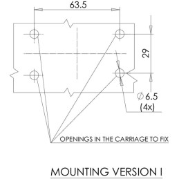 Lampă gabarit LED 12/24V 95x89x49,5mm Kramp