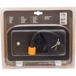 Stop spate LH rectangular, 12/24V, 235x135x52mm, Baionetă 5 pini