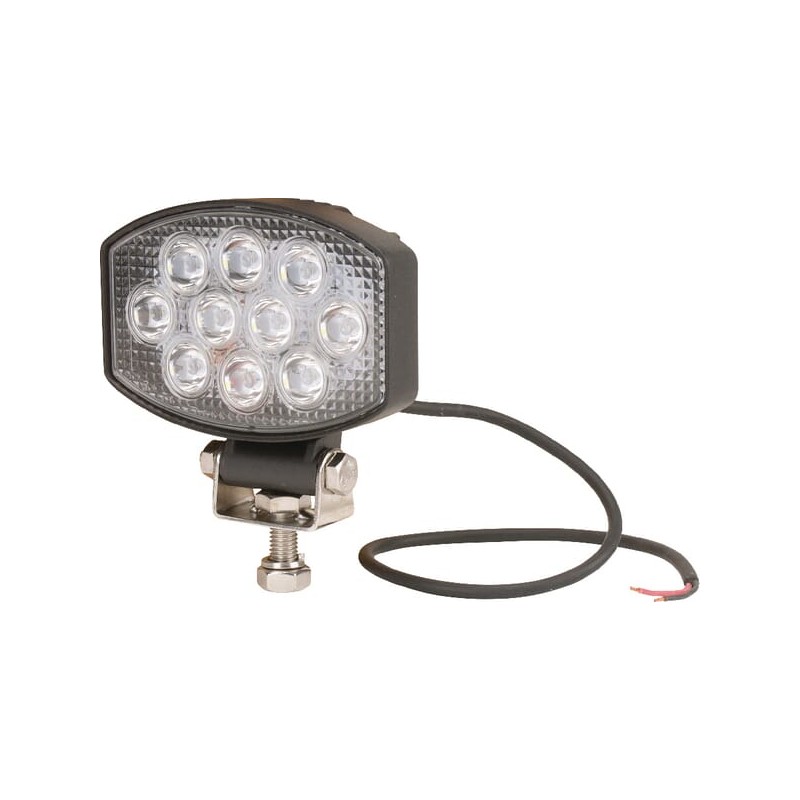 Lampă de lucru LED 15W 1900lm ovală 10/30V 120x38x80mm tip flood 10 LED-uri Kramp