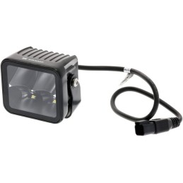 Lampă de lucru indirectă cu LED-uri, 40W, 4800lm, pătrat, 12/24V, alb, 81x82.5x67.5mm mufă Deutsch, spot, 4 LED-uri