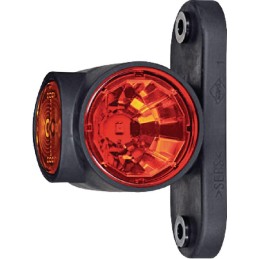 Lampă gabarit LED 0,7/1,4W 12-24V albă/portocalie/roșie 100x55x64mm 3 LED-uri Kramp