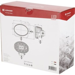 Lumină de lucru 60W 5100lm flux