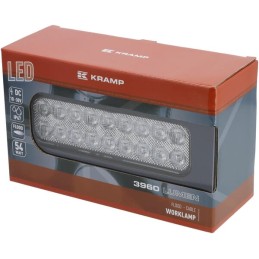 Lampă de lucru LED 54W 3960lm dreptunghiulară 10/30V 180x55x38mm tip flood Kramp