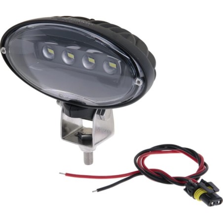 Lumină de lucru LED, 80W, 8840lm, ovală, 10/30V, 170x127x79mm, mufă 9006, inundație