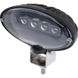 Lumină de lucru LED, 80W, 8840lm, ovală, 10/30V, 170x127x79mm, mufă 9006, inundație