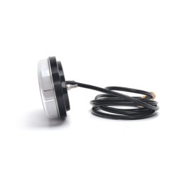Lumină frontală multifuncțională LED, ovală, cu repetor, 12-24V, 136.4x91x40mm