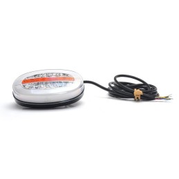 Lumină frontală multifuncțională LED, ovală, 12-24V, 136.4x91x40mm