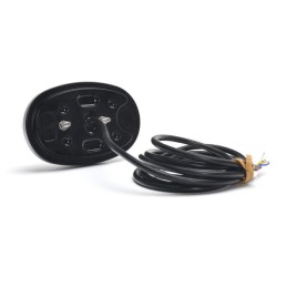 Lumină frontală multifuncțională LED, ovală, 12-24V, 136.4x91x40mm