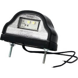 Lampă număr înmatriculare LED 12-24V neagră 101x58,5x59,6mm Kramp