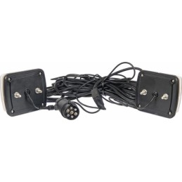 Set lămpi LED spate 12-24V montabile cablu 12,5m Kramp