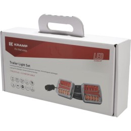 Set lămpi LED spate 12-24V montabile cablu 12,5m Kramp