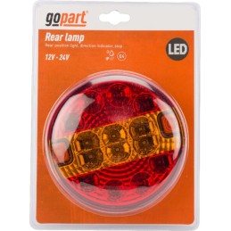 Lumină spate LED, rotundă, 12-24V, diametru 140mm