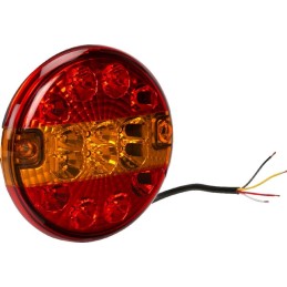 Lumină spate LED, rotundă, 12-24V, diametru 140mm