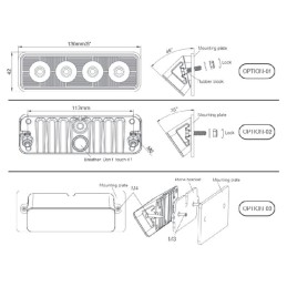 Lampă de lucru 24W 2800lm R23