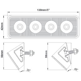 Lampă de lucru 24W 2800lm R23