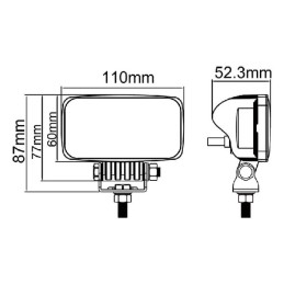 Lampă de lucru indirectă 15W 1000lm