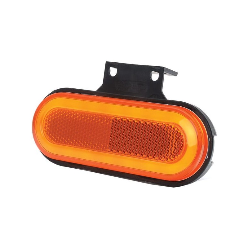 Lampă gabarit LED cu semnalizare dreptunghiulară 12-24V 124x49x20mm Kramp