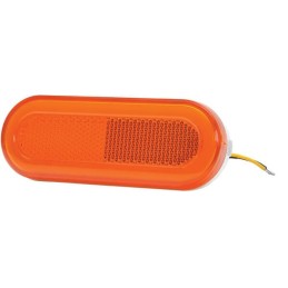Lampă gabarit LED cu semnalizare dreptunghiulară 12-24V 124x49x20mm Kramp