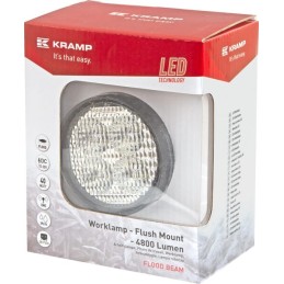 Lampă de lucru LED 40W 4800lm rotundă flux Kramp