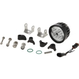  Lampă de lucru LED, 40W, 4000lm, rotundă, albă, 10/30V, 84x126x71,8mm, mufă AMP, rază spot, 4 LED-uri, 360 grade, Kramp