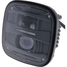 Far LED, 25/50W, pătrat, 10/30V, 126x126x82mm, fază lungă/fază scurtă, potrivit pentru John Deere