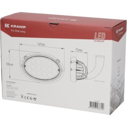 Lampă de lucru LED 24W 3220lm ovală Kramp