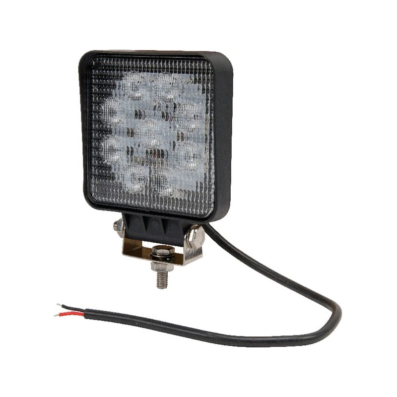 Lampă de lucru LED 27W 2376lm pătrată 10-30V 109x41x109mm tip flood Kramp