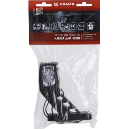 Lampă gabarit LED dreapta 12/24V 114x135x37mm Kramp