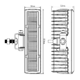 Lampă de lucru indirectă 18W 1500lm